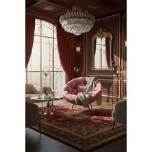 AVYNA Obsıdıan™ Exclusive Tekli Koltuk Berjer | Üst Segment Tasarım – Tay Tüyü - Pembe