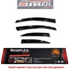 Sunplextoyota Corolla Cam Rüzgarlığı 4lü Ön Arka 2013-2018
