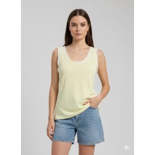 Centilmen Bdk Fitilli Bisiklet Yaka Kolsuz Bluz 3000