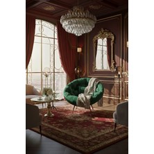 AVYNA Obsıdıan™ Exclusive Tekli Koltuk Berjer | Üst Segment Tasarım – Tay Tüyü - Yeşil