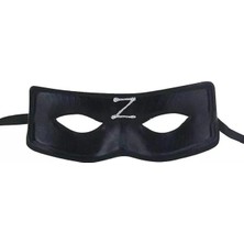 Luz&pos Zorro Maskesi Arkadan Lastikli Z Baskılı