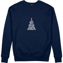 The Lucid Lab Iconic Christmas Tree Sweatshirt - Lacivert