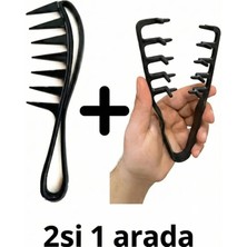 Tata Craft Saç Şekillendirme Tarak Seti Mucize Geniş Dişli Tarak Seti Kadın Erkek