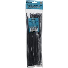 Luz&pos Siyah   3.6X300MM  Plastik Cırt Kelepçe  100PCS