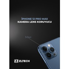 ZLTECH iPhone 12 Pro Max Uyumlu Kamera Lens Koruyucu