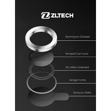 ZLTECH iPhone 12 Pro Uyumlu Kamera Lens Koruyucu