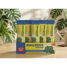 Singledoz Suda Kolay Çözünür Pratik Yeşil Salon Bitkileri Besini 10'lu Paket