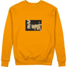 The Lucid Lab Game Of Thrones Map Sweatshirt - Turuncu