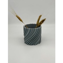 Spiral Desenli Vazo 3D Baskı