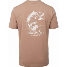 Shimano Brown Carp Sazan L Beden T-Shirt