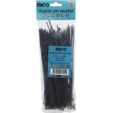 Luz&pos Siyah   3.6X200MM  Plastik Cırt Kelepçe  100PCS