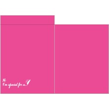 Birikim Ambalaj Kargo Poşeti 35X45+5 Cepli Pembe Renkli 500 Adet Kalın Dayanıklı 10 Mikron Bantlı E-Ticaret Poşeti