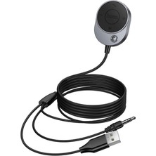 Exenar Aux Bluetooth Dönüştürücü Araç Içi Kablosuz Aux Bağlantı Cihazı Mikrofonlu