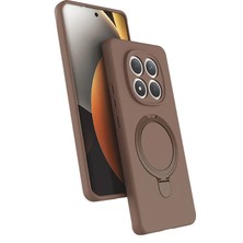 Nezih Case Redmi Note 15 Pro Plus Uyumlu Içi Kadife Stand Olabilen Halka Yüzüklü Kılıf