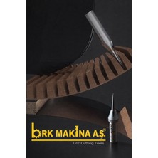 Brk Mdflam Kıvırma Karbür Freze Q2X23X75 Q12 Z2 R1