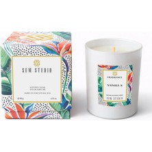 Sum Studıo Vanilya Kokulu Doğal Mum 180 gr