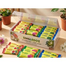 Singledoz Suda Kolay Çözünür Pratik Çiçek Sebze ve Bitki Besini 15'li Avantaj Paket