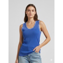 Centilmen Bdk Fitilli Bisiklet Yaka Kolsuz Bluz 3000
