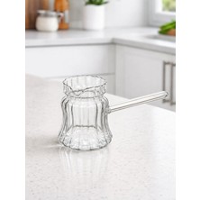 Chefstar Kulplu Cam Cezve Sütlük - Isıya Dayanıklı Cam