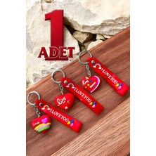 Güzelyüz Avm 1 Adet Love Anahtarlık Sevgililer Günü Özel Maskot I Love You Yazılı 14 Şubat Hediyesi Kırmızı