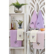 Mira Home 6 Parça Mutfak Kurulama Bezi 30 x 50 cm Lavender Flower