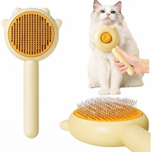 3b Trend Kedi ve Köpekler Için Pati Görünümlü Tüy Toplama Tarağı Ergonomik Kolay Temizlenen Fırça