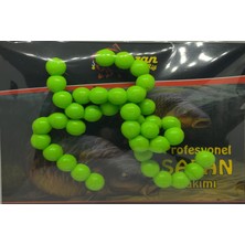 Sr Sazanrig Özel Kokulu Simli Yüzen Silikon Top Alabalık Somon Yumurtası (40 Adet)