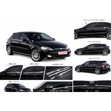 A&G Tuning Chevrolet Lacetti 2010 Sonrası 4 Parça Krom Cam Alt Çıtası Takımı Paslanmaz Çelik