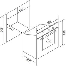Alveus Mfa 631 Gri Ankastre Fırın