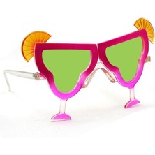 Luz&pos Margarita Parti Gözlüğü Pembe Renk 16X8 cm