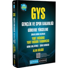Pegem Akademi Yayıncılık 2026 GYS Gençlik ve Spor Bakanlığı Görevde Yükselme Sınavlarına H