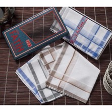 Mira Home Fatih Kutulu 40X40 cm 12 Adet Kumaş Mendil Fm 02