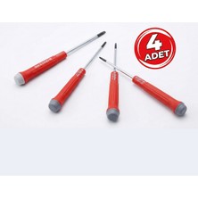 İzeltaş Izeltaş 4'lü Düz Klemens Tornavida Seti