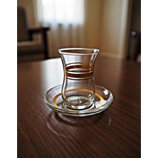 Decostyle Eleven Mat Gold 42021 Üsküdar Çay Takımı  12  Parça Ürün Paşabahçe