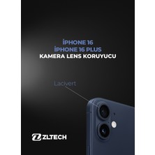ZLTECH iPhone 16/16Plus Uyumlu Kamera Lens Koruyucu