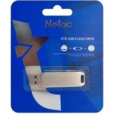 64 GB Netac U782C NT03U782C-064G-30PN-USB 3.0 & Usb-C Otg 64 GB Flash Bellek