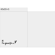 Birikim Ambalaj Buzlu Şeffaf Bantlı Kargo Poşeti 45X55+5 cm 50 Adet Kalın Dayanıklı 10 Mikron E-Ticaret Poşeti