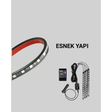 Teknodayım Rgb LED Araç Içi Aydınlatma – Kumandalı Sistem