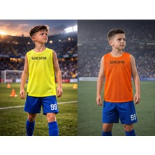 14 Adet Çocuk Ant Yelek 7 Ad.turuncu 7AD Sarı