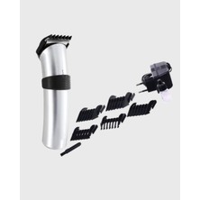 Teknodayım Şarjlı Saç ve Sakal Kesme Makinesi – Paslanmaz Çelik Bıçak, Ayarlanabilir Başlık