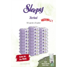 25'li Sleepy Herbal Kişisel Bakım Havlusu 100'LÜ ve Rosie
