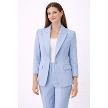 Ekol Tek Düğmeli Kapak Cepli Ceket 1184