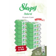 Sleepy Natural 12 Paket Kişisel Bakım Havlusu 100'LÜ ve Rosie