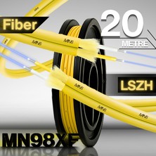 MN6 MN98XF Lszh Fiber Optik Kablo 2 Hat G652D –20 Metre- Profesyonel Iç Mekan Fiber