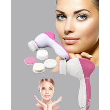 Teknodayım 5’i 1 Arada Yüz Temizleme Cihazı – Masaj, Fırça, Peeling ve Krem Uygulama Aparatlı