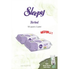 2'li Sleepy Herbal Kişisel Bakım Havlusu 100'LÜ ve Rosie
