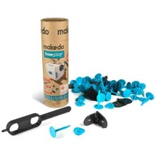 Makedo Çocuk Atölyesi Hayal Gücü ve Beceri Kiti - 65 Yeniden Kullanılabilir Parça