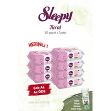 Sleepy Floral 7 Paket Kişisel Bakım Havlusu 100'LÜ ve Rosie