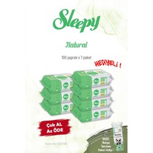 Sleepy Natural 7 Paket Kişisel Bakım Havlusu 100'LÜ ve Rosie