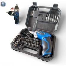 Hyundai HPA0416 Şarjlı Tornavida 4V 1.3AH 4nm 200 Dev/dk 1/4” Hex Lokmalı Set